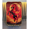 Vastu Red Horse Resin Wall Art